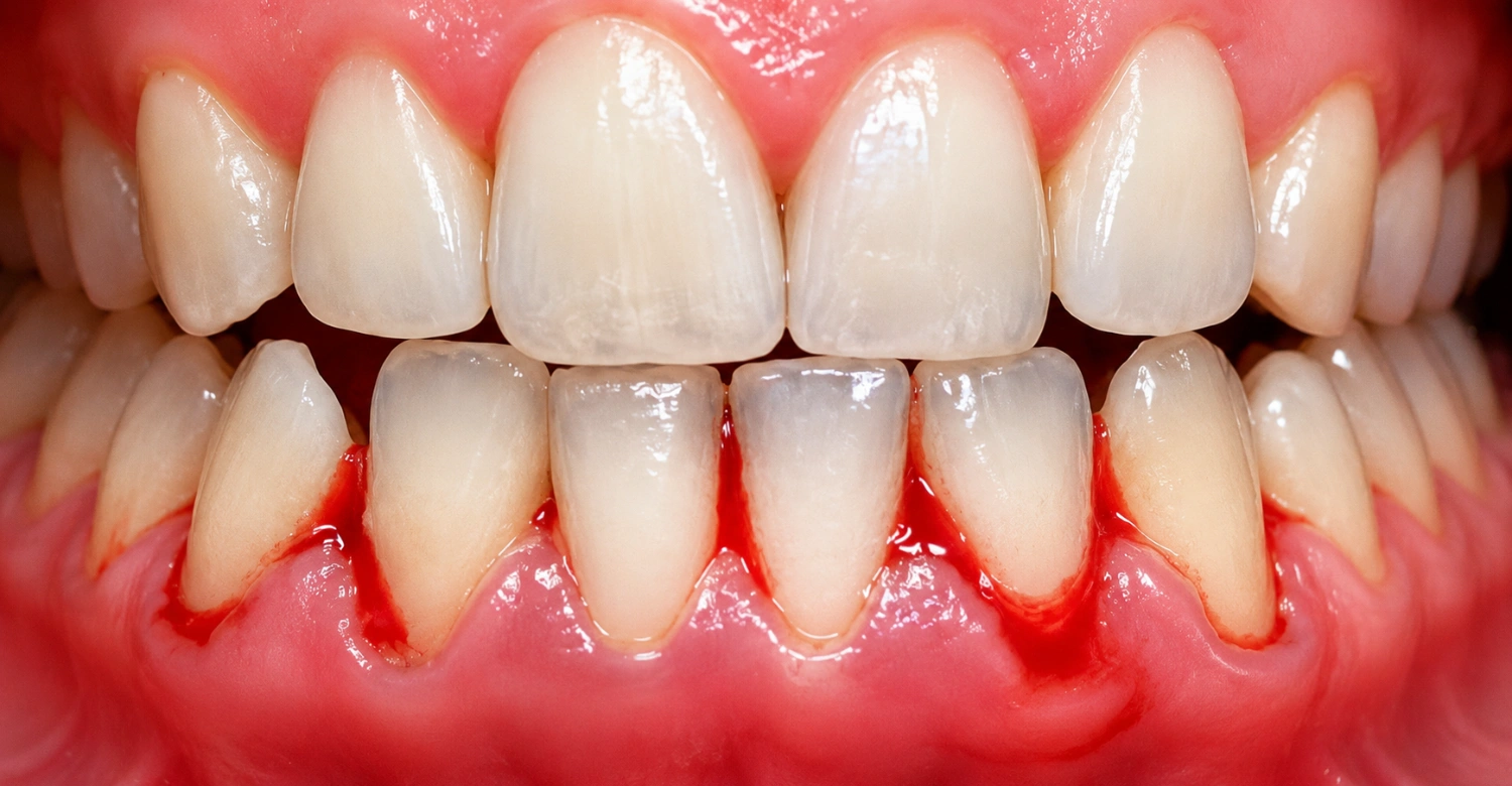 One Spot on Gums Bleeding
